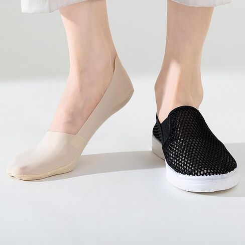 No Show Socks Womens 6 Paris Ice Feeling Surface for Flats Loafers Footies Socks Non Slip Low Cut Socks in Saudi Arabia