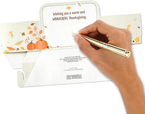 Hallmark Paper Wonder Peanuts Thanksgiving Pop Up Card (Give Thanks) in Saudi Arabia
