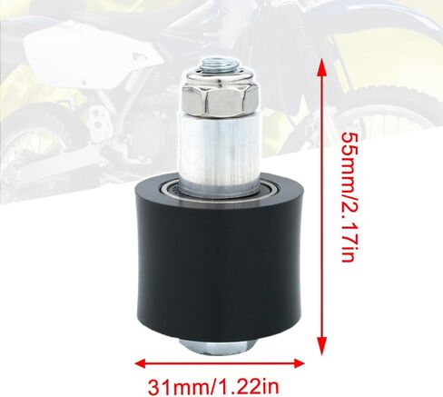Xitomer 31mm Universal Chain Roller fit for YZ250 1983–2020 / DRZ 400 series 2013–2020 / CRF250X / YZ450F 2003–2019, Motorcycle Chain Roller Small in Saudi Arabia