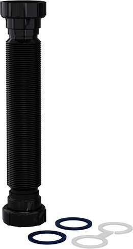 EasyDrain Ref. 030701-4100 Chromed Polypropylene Plastic Expandable & Flexible 1-1/2" Threaded Female Nuts on Both Sides in Kuwait