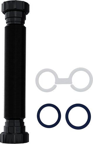 EasyDrain Ref. 030701-4100 Chromed Polypropylene Plastic Expandable & Flexible 1-1/2" Threaded Female Nuts on Both Sides in Kuwait