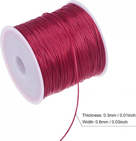 uxcell Elastic String Stretchy Cord Bracelet Thread Craft Wire Rope for Bracelets, Beading, DIY Making, Deep Green in Saudi Arabia