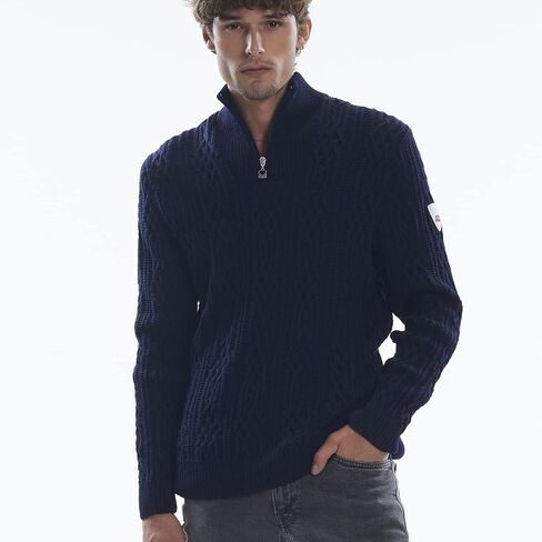 Dale of Norway Hoven Men’s Sweater - 100% Lightweight Wool Knit Sweater - Men’s Pullovers - Cable-Knit Sweater for Men in Saudi Arabia