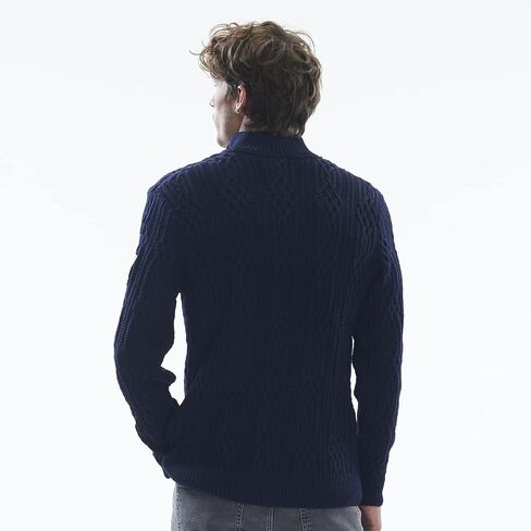 Dale of Norway Hoven Men’s Sweater - 100% Lightweight Wool Knit Sweater - Men’s Pullovers - Cable-Knit Sweater for Men in Saudi Arabia