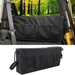 JeCar for TJ Trunk Organizer Rear Cargo Storage Driver Side Organizer Bag Pouches Compatible with 1997-2006 Jeep Wrangler TJ