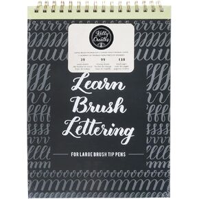 Kelly Creates Large Brush Workbook and Paper Pad, Calligraphy
