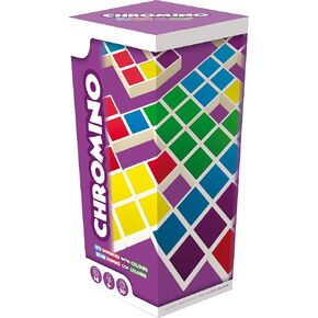 Zygomatic Chromino Tabletop Game (Multilingual Edition) - Colorful Domino Strategy Game, Fun & Educational Family Game for Kids & Adults, Ages 6+, 1-8 Players, 30 Minute Playtime, Made