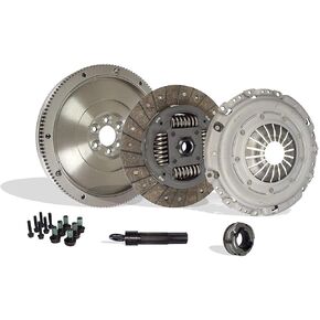 SOUTHEASTCLUTCH Compatible for Clutch And Flywheel Conversion Kit Beetle Rabbit TDI 2.5 Wolfsburg Value Edition Gl Gls S Se Sport Hot Wheels 2005-2010 (17-065SMF)