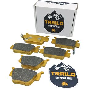 Ceramic Brake Pad Set for Honda Rincon TRX680 2008-2023 Front & Rear