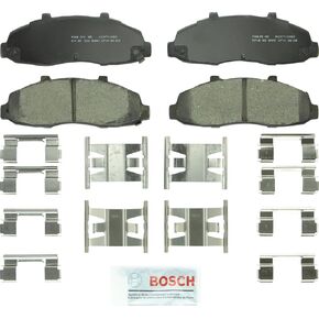 BOSCH BC679 QuietCast Premium Ceramic Disc Brake Pad Set - Compatible With Select Ford F-150, F-150 Heritage; Lincoln Blackwood; FRONT