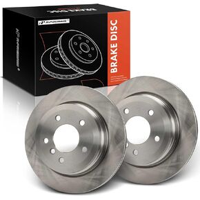 A-Premium 11.81 inch (300mm) Rear Vented Disc Brake Rotors Compatible with Select BMW Models - 325xi 2006, 328i 2007-2013, 328i xDrive 2009-2013, 328xi 2007-2008, X1 2012-2015, 2-PC Set