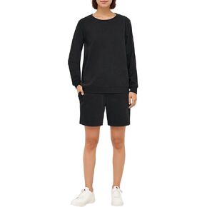 Weintee Women's Petite Jogging Suits 2 Piece Set Shorts and Sweatshirt Sweatsuits Petite Length