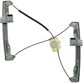 TRQ Front Right Window Regulator Passenger Side Compatible with 2006-2012 Ford Fusion 2007-2012 Lincoln MKZ 2006 Zephyr 2006-2011 Mercury Milan