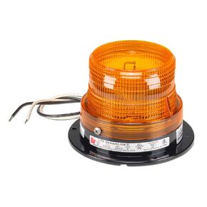 Federal Signal Low Profile Warning Light, Strobe, Amber