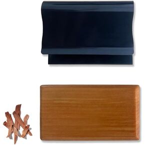 Car Air Freshener - Wood Air Freshener - Car Odor Eliminator - visor clip Scent Starter Kit (Pack of 1 Teak Scent)