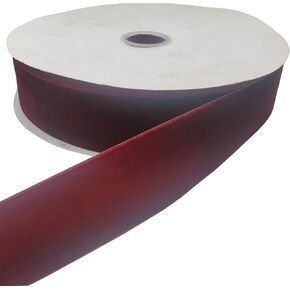 10 Yards Velvet Ribbon Spool(Wine, 2")
