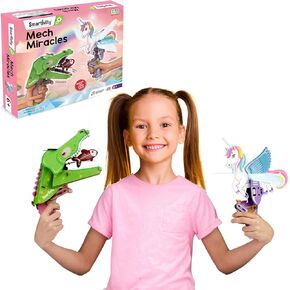 Smartivity 2in1 Animals I Dragon & Flying Dinosaur I Fun STEM Toys for Kids 6-12 Years Old | Birthday Gifts for Boys & Girls | DIY Science Kit for Kids 6,7,8,9,10,11,12 I Educational Game in Kuwait
