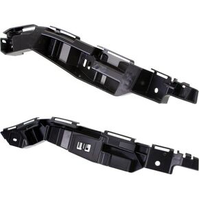 DAT AUTO PARTS Front Left Driver & Right Passenger Side Bumper Cover Support Bracket Set Of 2 Replacement For 2010-2012 Ford Fusion Black Smooth FO1026113 FO1027113 AE5Z17C947D AE5Z17C947C