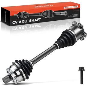 A-Premium CV Axle Shaft Assembly Compatible with Audi A4 Quattro 2005 2006 2007 2008 2009 L4 2.0L, Front Right Passenger Side, Replace# 8E0407272BN, 8E0407452QX
