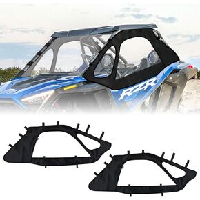 PRO XP Soft Upper Door Set Kit, UTV Soft Cab Doors Top Enclosure Work With Roof and Windshield, Compatible with Polaris PRO XP/Turbo R 2-Seater Models 2020-2025