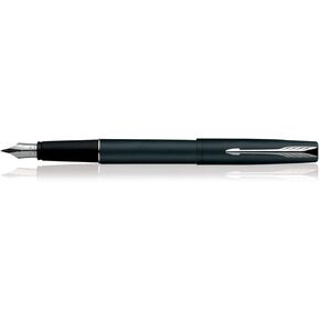 New Parker Frontier Matte Black Ct Fountain Pen Seal Pack