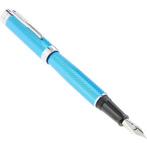 Herringbone Signature Fountain Pen Blue - M