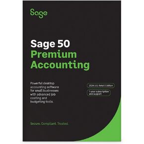 SAGE 50 PREMIUM Accounting 2024 الولايات المتحدة اشتراك 3 مستخدم لمدة عام واحد