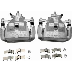 19B3128A 19B3129A 2PCS Front Left & Right Brake Caliper w/Bracket for Lexus ES300h 2013-2018 ES350 2012-2018 3.5L V6