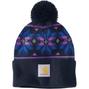 Carhartt Women's Knit Pom Jacquard Beanie