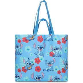 Disney Lilo and Stitch Tote bag - Girls, Boys, Teens, Adults - All Over Print Single Handle Nylon Tote Handbag