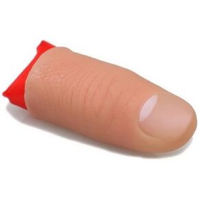 2 Pcs Thumb Tip Magic Tricks: Vanishing Silk and Disappearing Objects Illusions for Close-up Magic Performances
