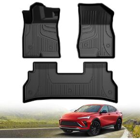 Original 2024 2025 Envista Floor Mats for Buick Envista All Models | All Weather Floor Mats fit for 2024 2025 Buick Envista / 2024 2025 Chevy Trax | Anti Skid Interior Accessories, Black