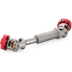 RC Flange Drive Shaft,RC Drive Shaft Universal,RC Transmission Shaft for 1/14 Tamiya Tractor Truck 1/10 RC Rock Crawler TRX4 TRX6 Axial SCX10 D90 Redcat GEN8 CC01 (63-73mm)