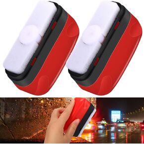 فرشاة تنظيف فيلم زيت السيارات، قطعتان من فرش لوحة تنظيف زجاج السيارة الأوتوماتيكية المقاومة للمطر والضباب قابلة لإعادة الاستخدام للزجاج الأمامي، فرشاة تنظيف فيلم زيت السيارات من قطعة واحدة لنوافذ السيارة in Kuwait