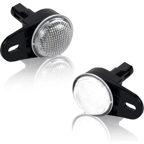 NDRUSH LED Interior Footwell Lights Puddle Lights Under Dashboard Floorboard Courtesy Lamps Assembly Compatible with Dodge Durango Jeep Wrangler Ram 1500 2500 3500 1500 Classic