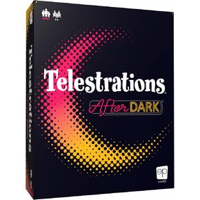 Telestrations: After Dark, The Adult Party Board Game, 6-Player Edition, an Adult Twist on The #1 Party/Family Game, The Telephone Game Sketched Out, Ages 17+, 4-6 Players, 10-15 Minutes Per Round