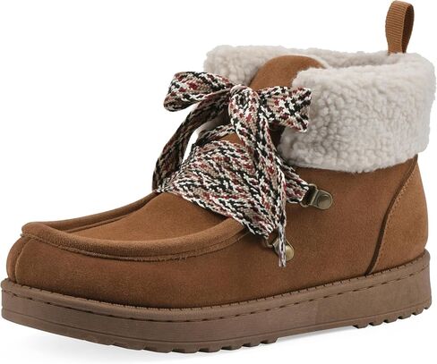WHITE MOUNTAIN Women's Icebox Faux Fur Moc Toe Bootie in Saudi Arabia