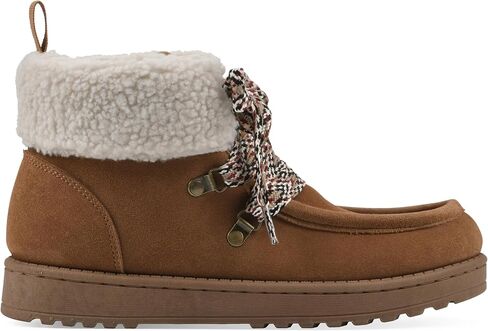 WHITE MOUNTAIN Women's Icebox Faux Fur Moc Toe Bootie in Saudi Arabia