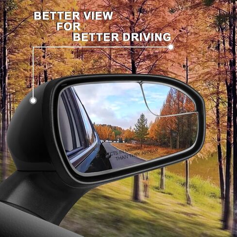 Passenger Side Mirror Compatible with Ford Fusion 2016-2022 with Power Glass,Right Side View Mirrors Replacement#FS7Z-17682-B White in Saudi Arabia