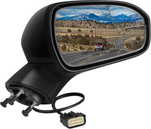 Passenger Side Mirror Compatible with Ford Fusion 2016-2022 with Power Glass,Right Side View Mirrors Replacement#FS7Z-17682-B White in Saudi Arabia