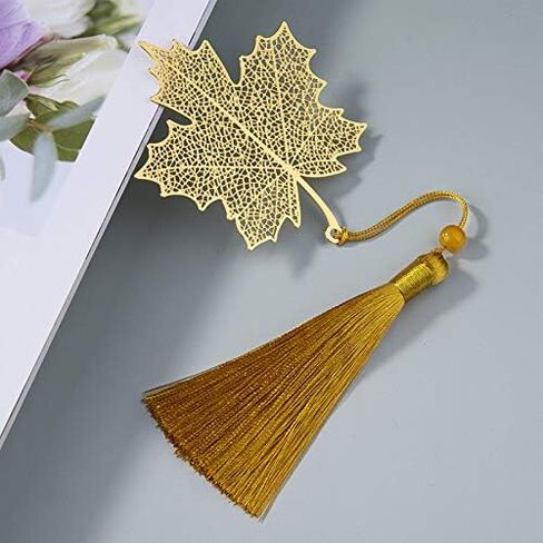 4 Pack Metal Bookmarks with Chain, Golden Hollow Bookmark for Book Lovers, Writers, Readers, Children, Teens, Men, Women, Adults in Kuwait