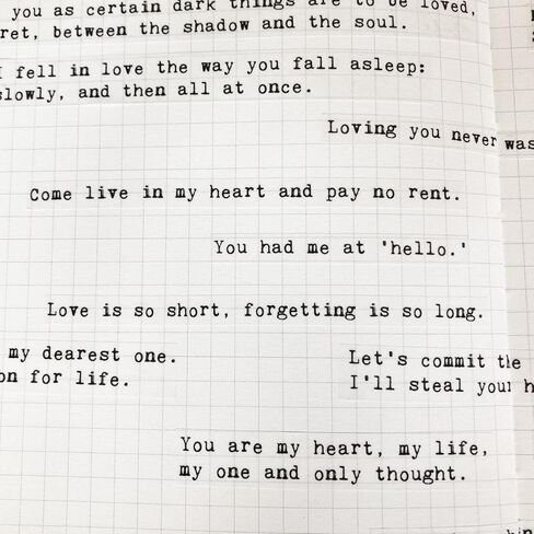 Esland 4 Sheets Inspirational Quotes Motivational Scripts Planner Stickers Vintage Typewriter Sayings Letters Aesthetic Journal Diary Scrapbook Art Crafts Accessories Stickers in Kuwait