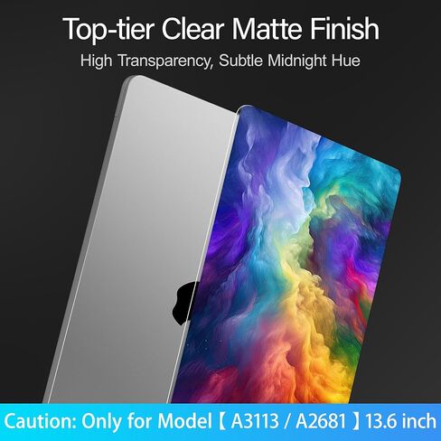 Mektron Ultra Thin Armor Case Compatible with MacBook Air 13.6 inch Printed Cover 2025-2022 M4 M3 M2 A3240 A3113 A2681, Protective Hard Shell with Fold Kickstand, Astronauts in Saudi Arabia