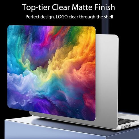 Mektron Ultra Thin Armor Case Compatible with MacBook Air 13.6 inch Printed Cover 2025-2022 M4 M3 M2 A3240 A3113 A2681, Protective Hard Shell with Fold Kickstand, Astronauts in Saudi Arabia