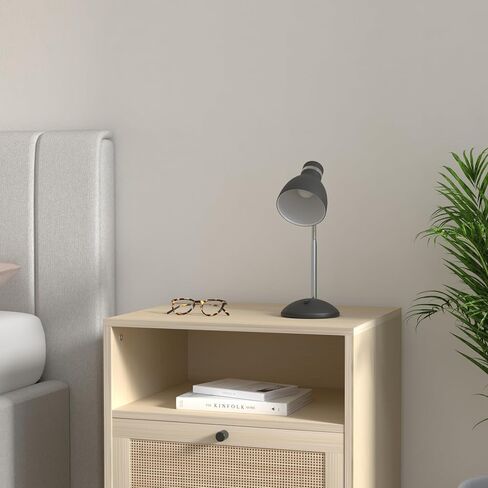 Larsen Thompson Desk Lamp with Flexible Gooseneck, Metal Table Lamp with 4W LED Bulb, Adjustable Eye-Care Reading Lamp for Bedside Reading, Studying, Computer and Hobbies (Sand Black) in Saudi Arabia