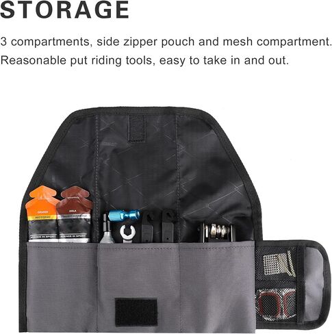 Rhinowalk Bike Saddle Bag Bicycle Under Seat Bag Repair Tools Pouch Frame Bag for Mountain Road Bike Cycling Accessories in Saudi Arabia