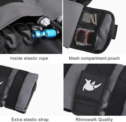 Rhinowalk Bike Saddle Bag Bicycle Under Seat Bag Repair Tools Pouch Frame Bag for Mountain Road Bike Cycling Accessories in Saudi Arabia