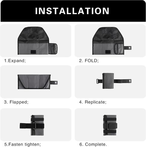 Rhinowalk Bike Saddle Bag Bicycle Under Seat Bag Repair Tools Pouch Frame Bag for Mountain Road Bike Cycling Accessories in Saudi Arabia