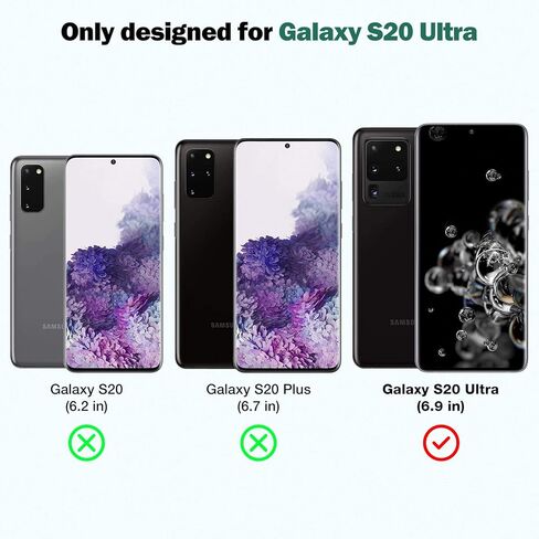 عبوتان من EGV لواقي شاشة الخصوصية الفائق لهاتف Samsung Galaxy S21 [ليس زجاجيًا]، متوافق مع بصمات الأصابع، خالٍ من الفقاعات، مع أداة تركيب سهلة، تغطية كاملة لهاتف S21 Ultra مقاس 6.8 بوصة in Kuwait