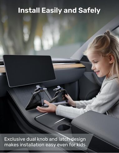 Zanch 2024 Upgraded Tesla Model Y/3 Under Screen Storage, [Hidden, Simpler Install], Console Organizer Designed for Model Y (2020-2024) & Model 3 (2017-2024), Must-Have Accessories in Saudi Arabia